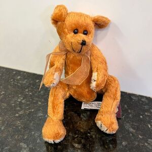 1993 Original "Carson" TY Beanie Baby - Brown Bear - Retired- no tag